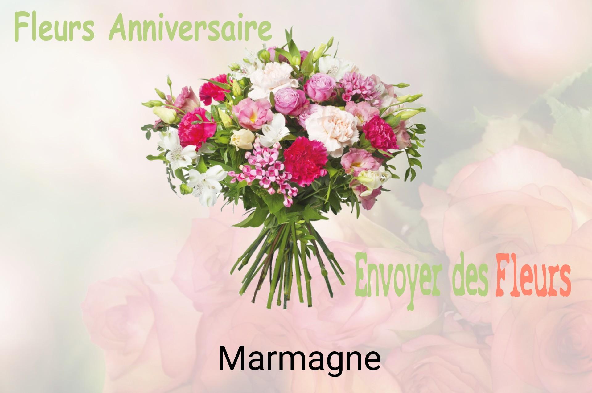 Bouquet de fleurs d’anniversaire livré à Marmagne